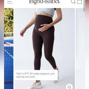 Ingrid and Isabel size medium maternity leggings